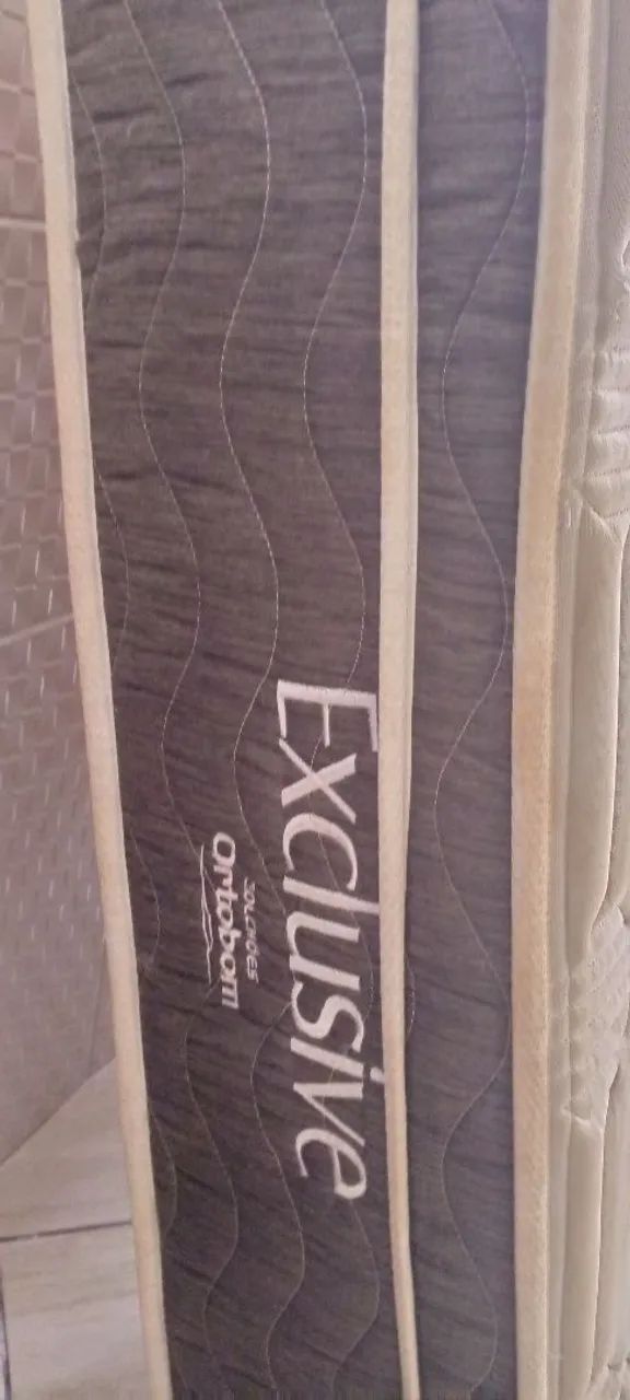 Vendo cama mais colchão caspal. - Foto 2