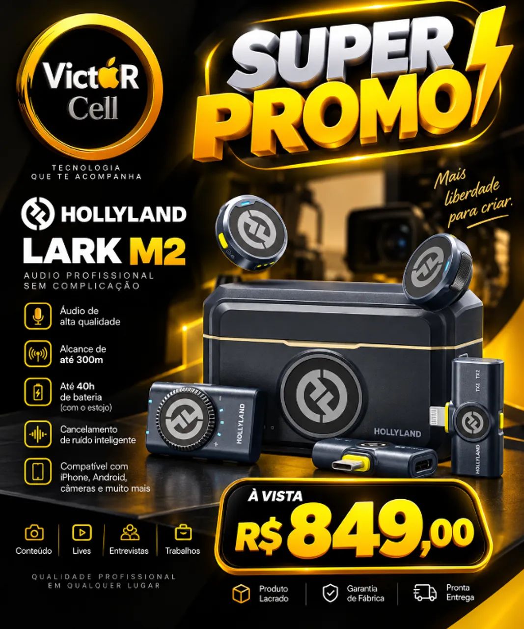 Lark M2 Combo | Lacrado | Novo | Garantia 