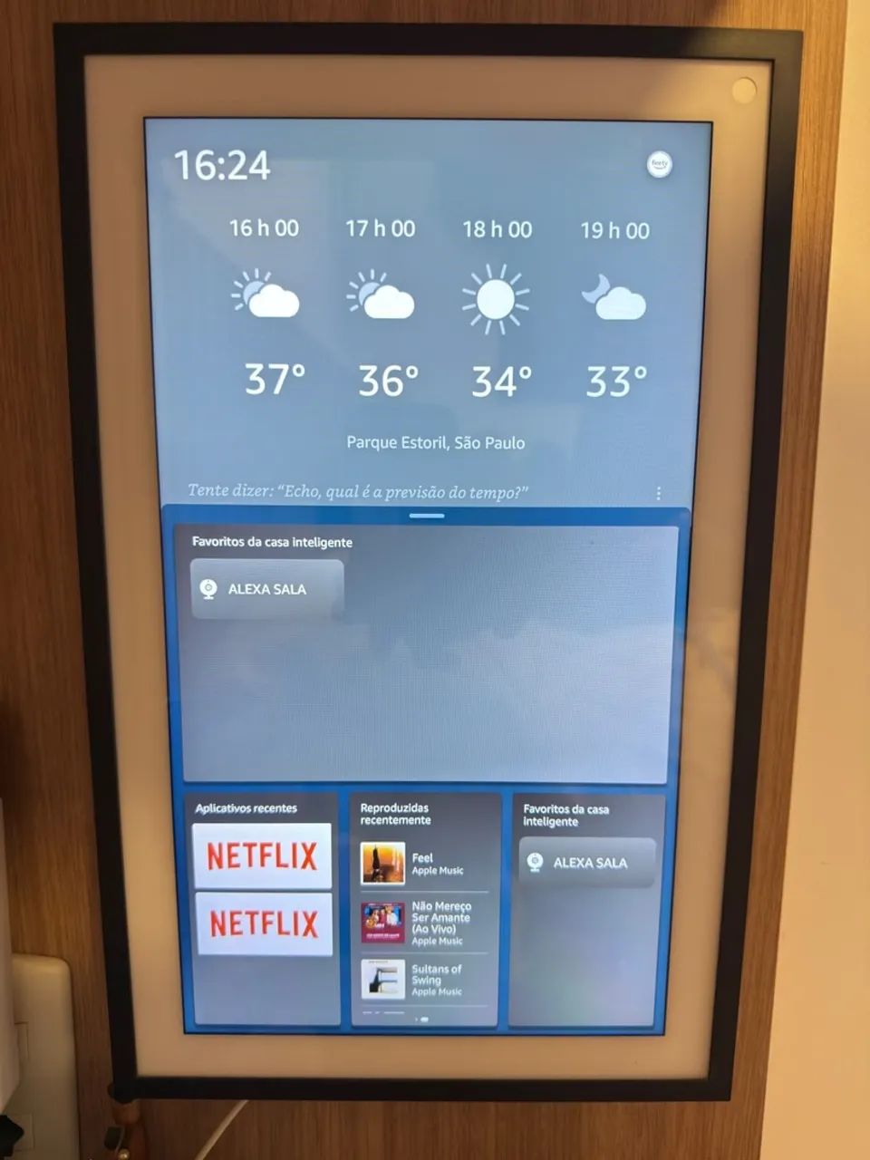 Echo Show 15: Smart Display Full HD 15,6 Polegadas