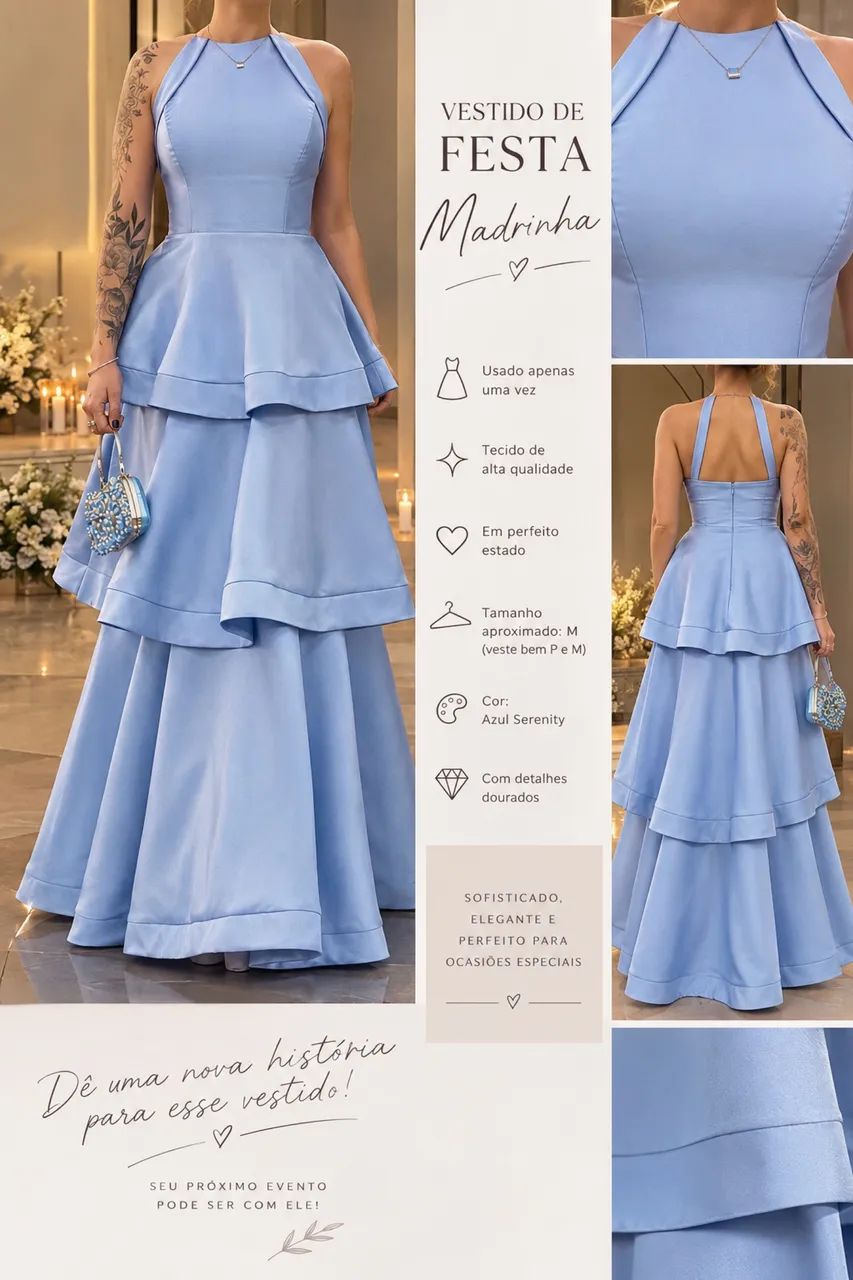 Vestido azul serenity 