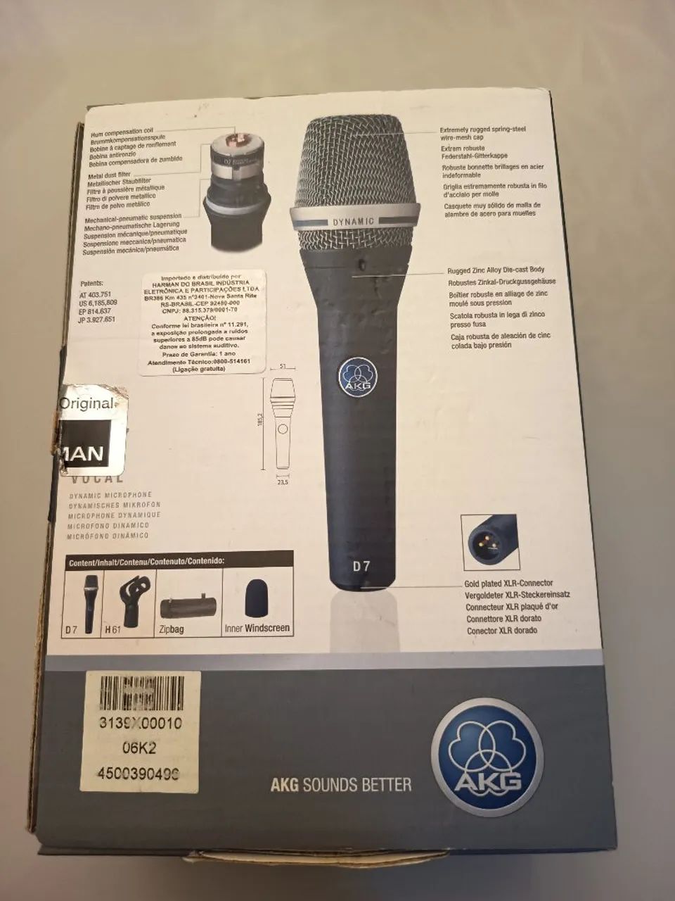 Microfone Akg D7 Vocal Supercardioide Premium - Foto 5
