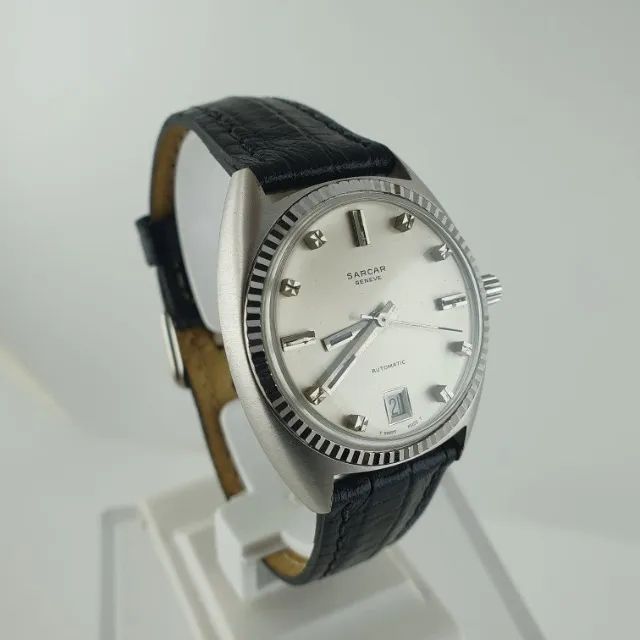 Relógio Sarcar Automático Swiss Mod 107 Vintage Raridade  - Foto 2