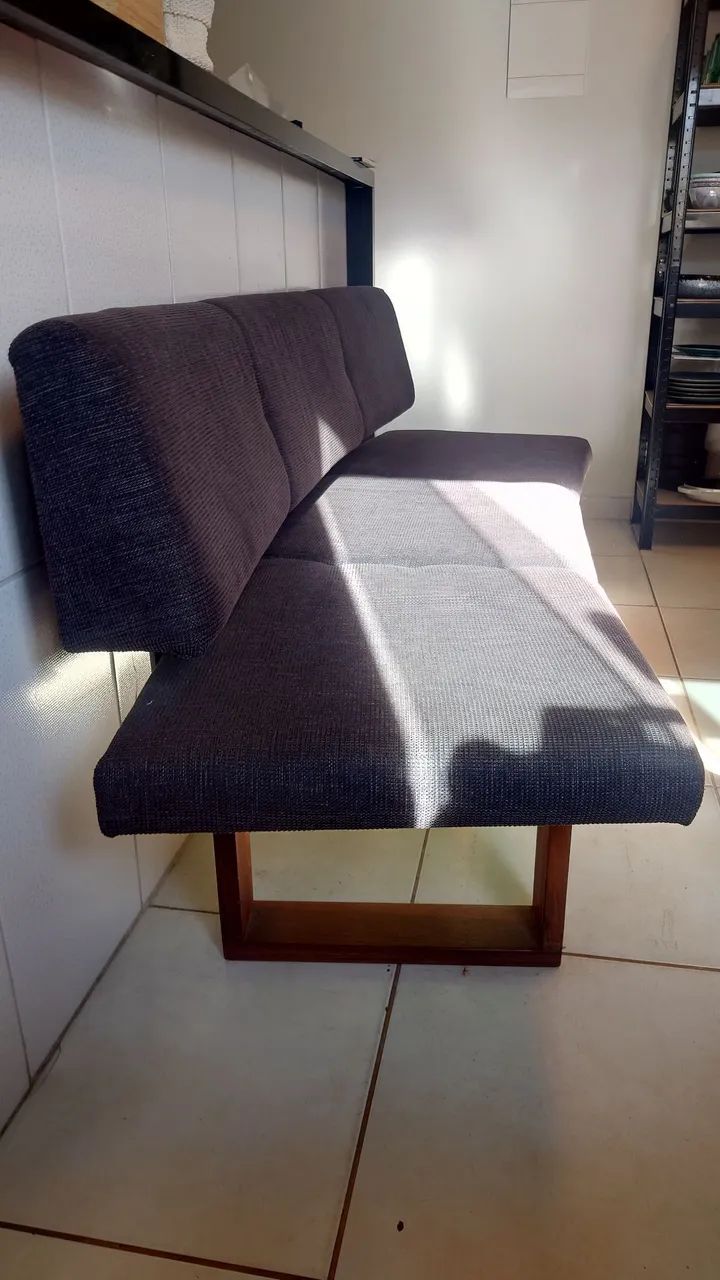 Mesa em madeira maciça cadeira e banco  - Foto 5