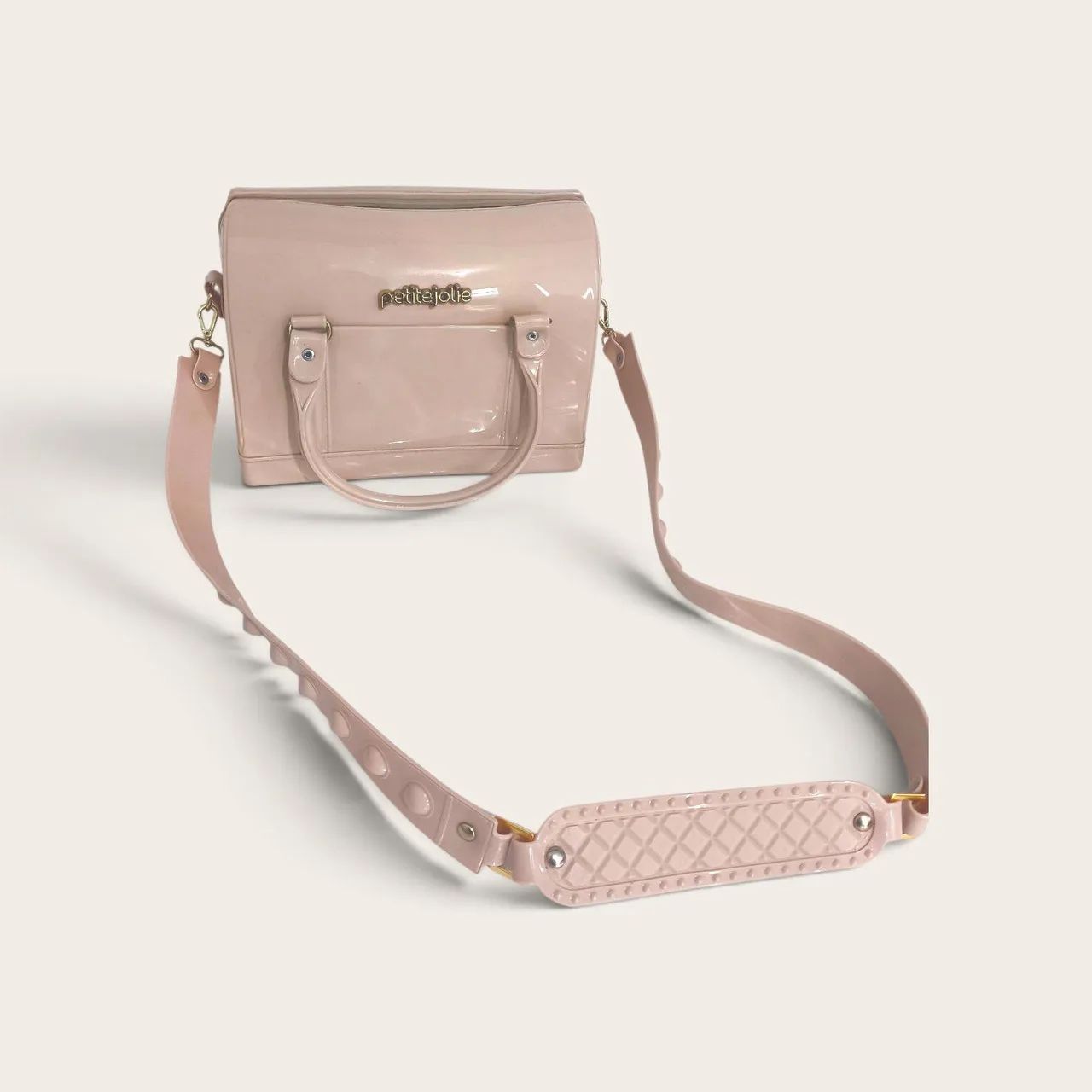 Bolsa Petite Jolie cor nude - Foto 2