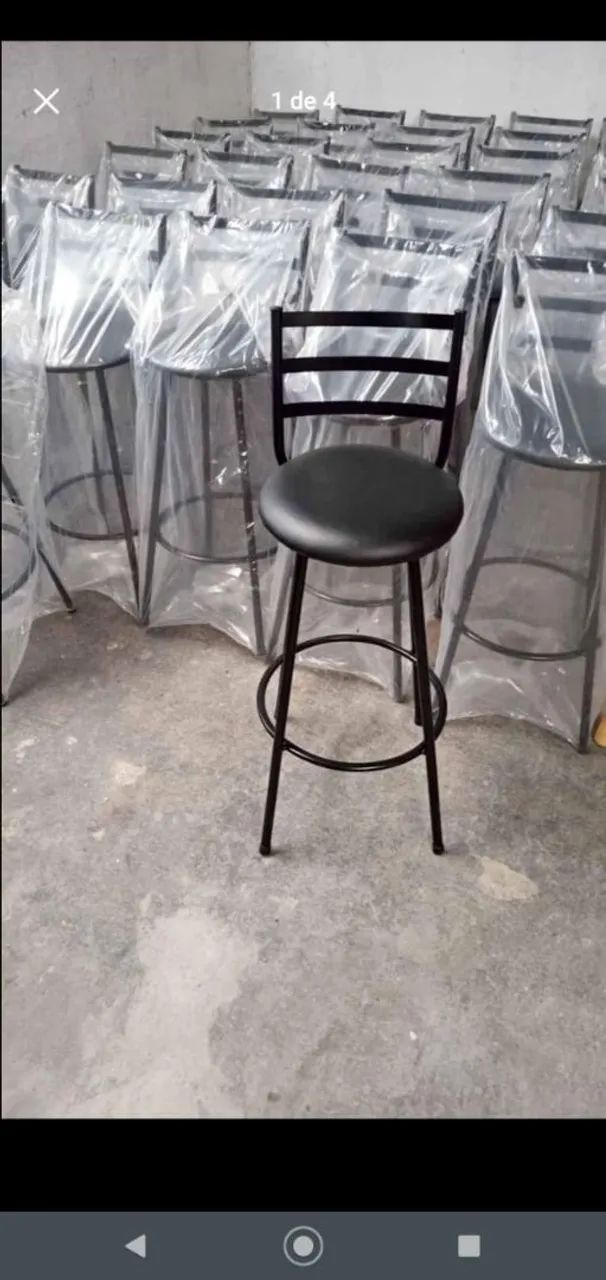 Banqueta  clássica de ferro - Foto 2