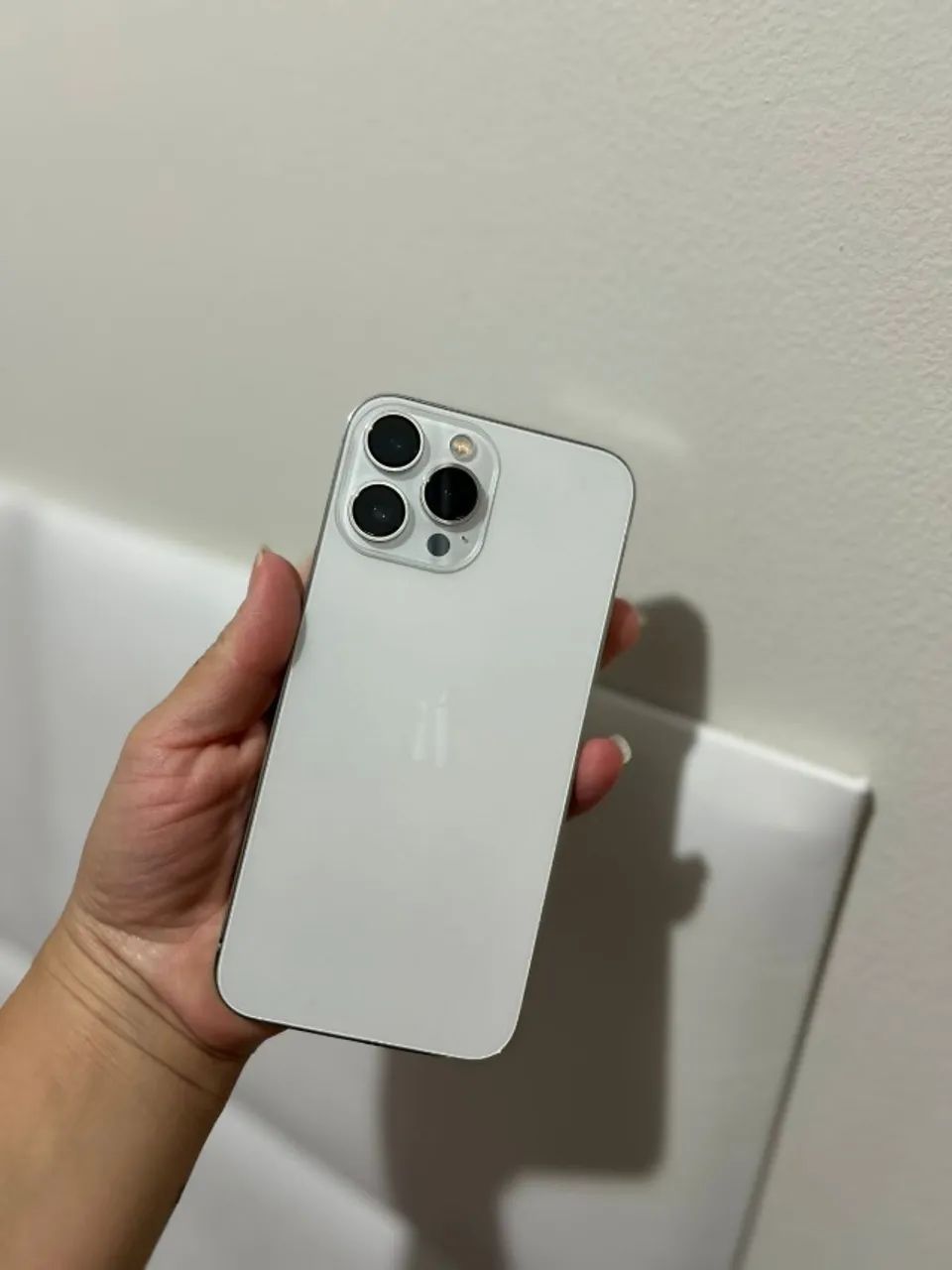 Iphone 13 Pro Max 128gb SEMI NOVO BRANCO E ROSE - Celulares e Iphone 13 Pro Max 128gb SEMI NOVO BRANCO E ROSE - Celulares e