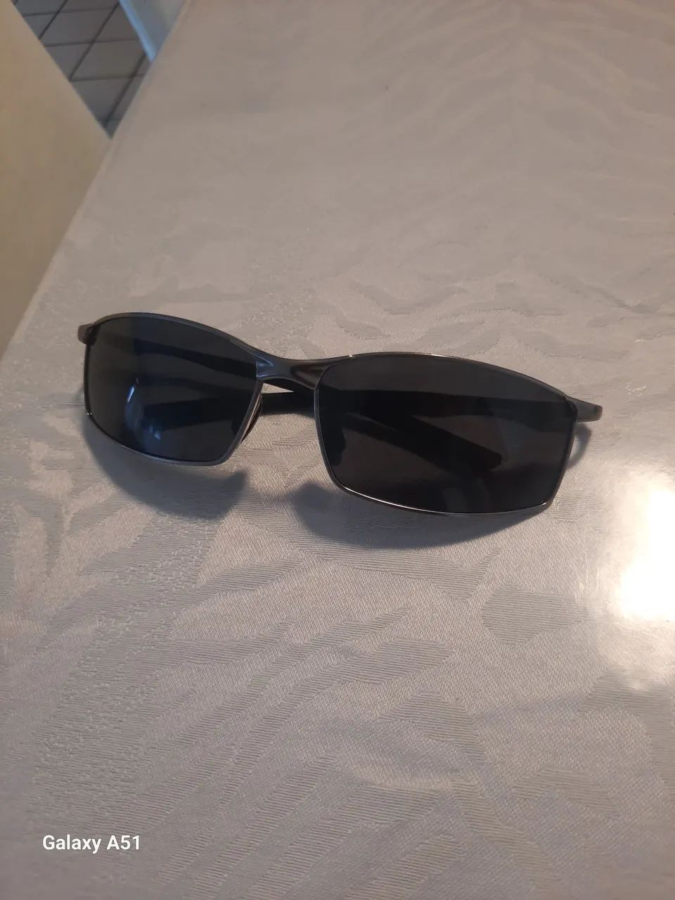 Conjunto óculos de sol masculino feminino preto - Foto 2