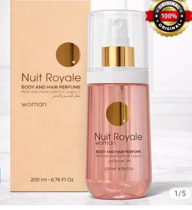 Perfume para cabelo e corpo