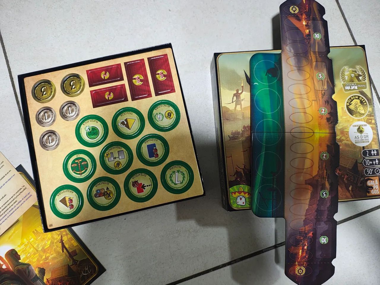 7 Wonders Duel Galápagos Jogo De Tabuleiro - Foto 3