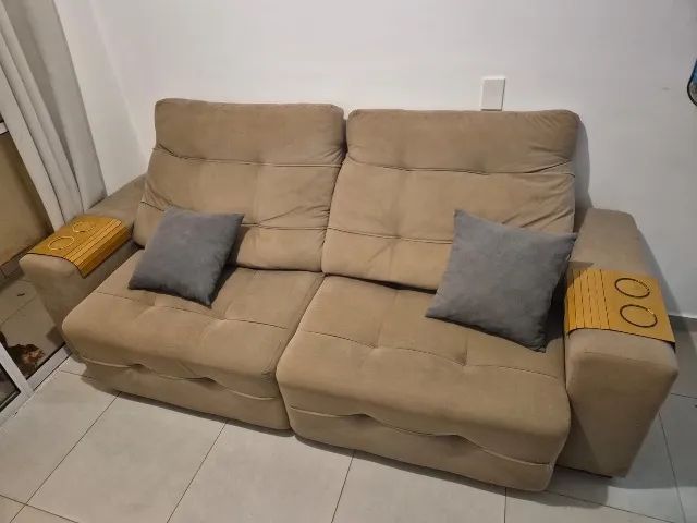 Sofá retrátil 4 lugares  - Foto 2