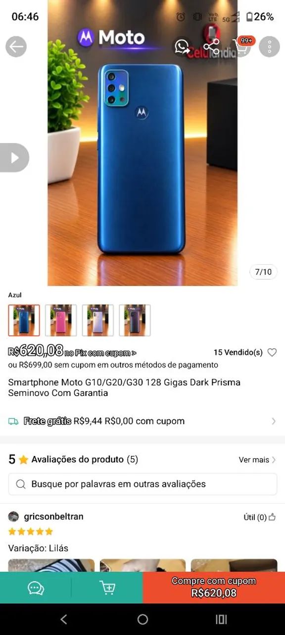 Celular Motorola G30 - Foto 4