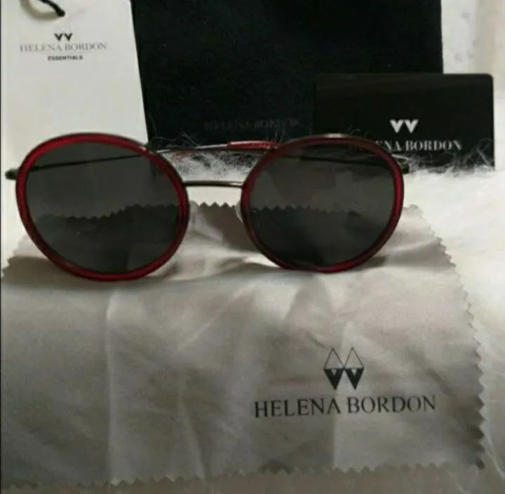 ÓCULOS DE SOL, MARCA HELENA BORDON. NOVO! - Foto 5