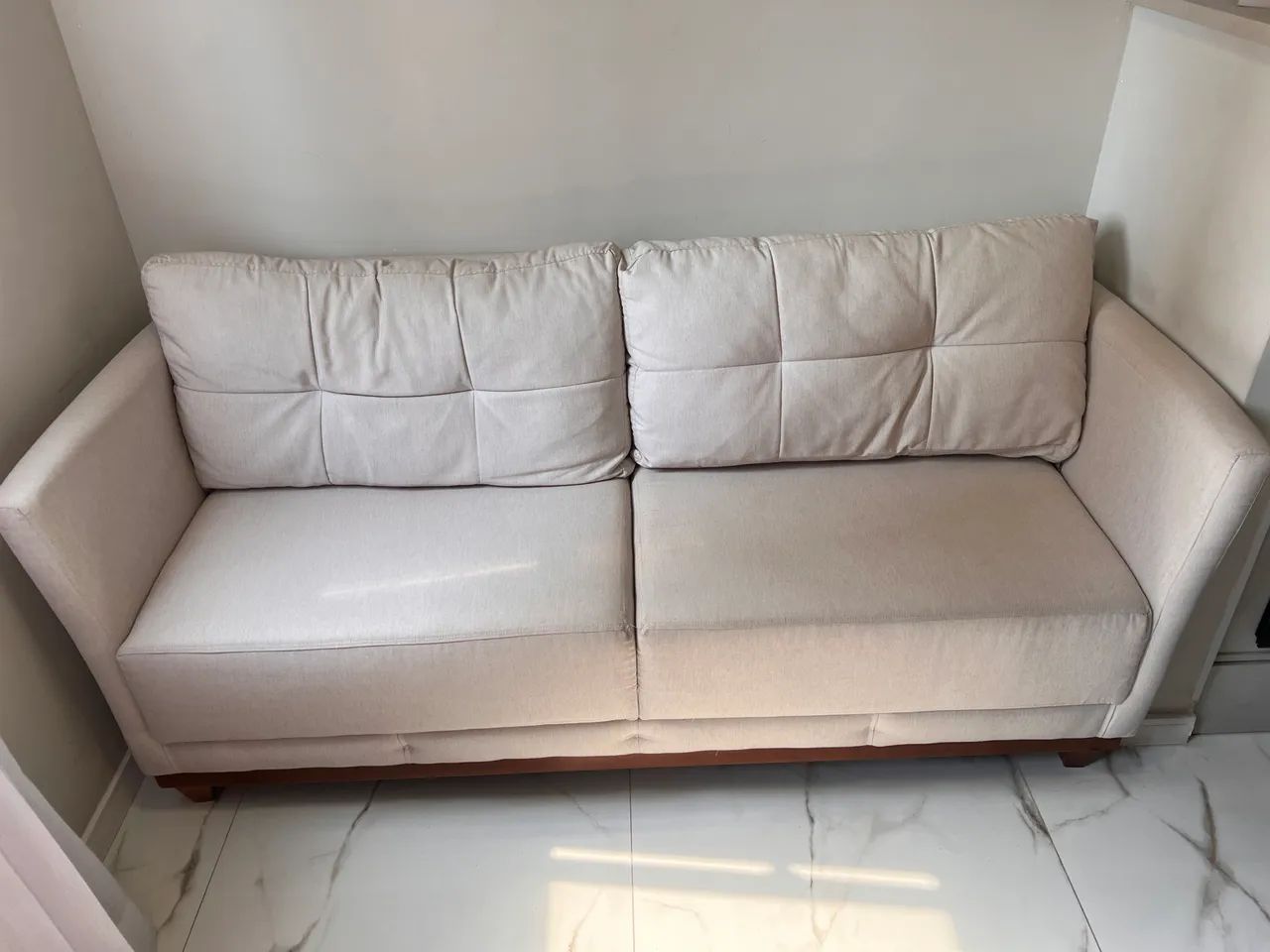 Sofá linho bege  - Foto 4