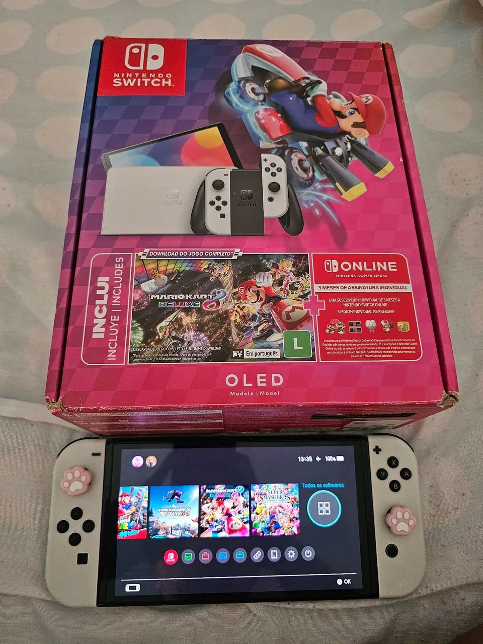 Nintendo switch OLED DESBLOQUEADO 
