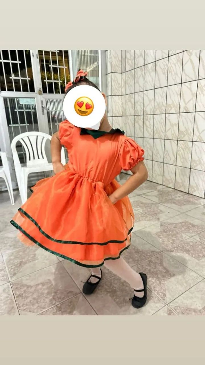 Vestido laranja 