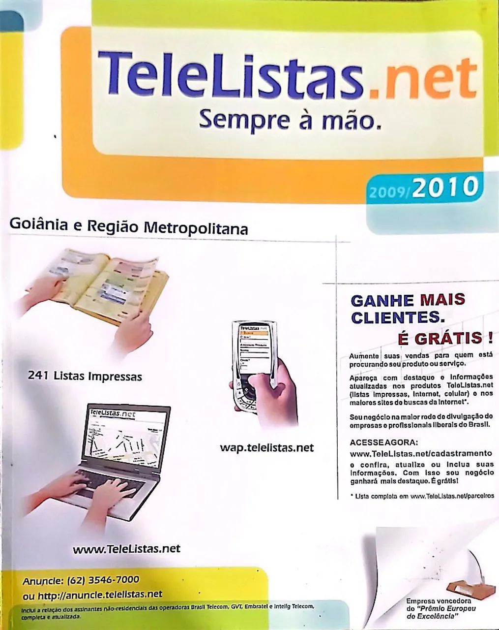LISTA TELEFÔNICA ANTIGA