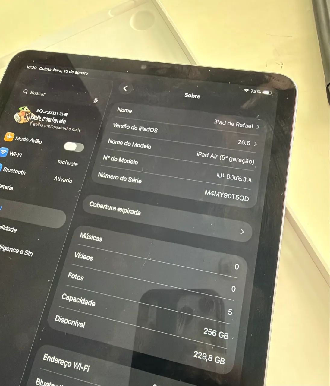  iPad Air 5ª geração 256 GB - Foto 4
