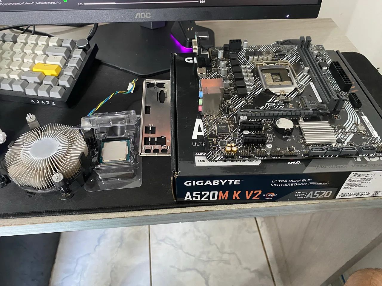 ? Combo Placa-Mãe + Processador - Funcionando Perfeito - Foto 5