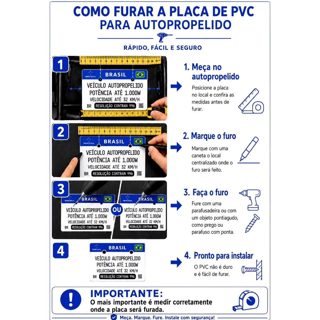 Placa Autopropelido scooter elétrica  - Foto 3