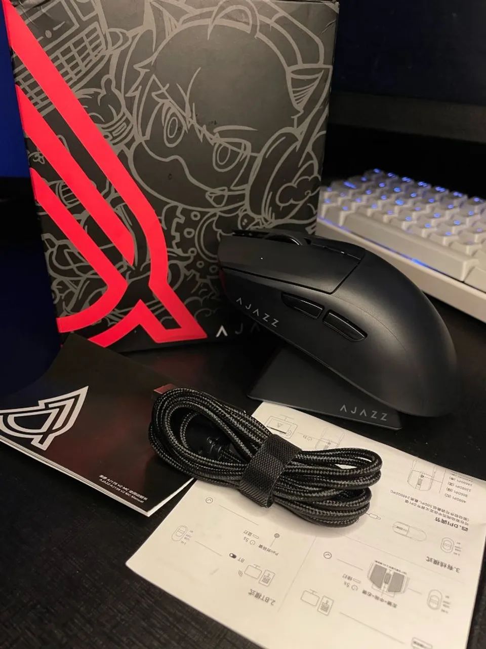 Mouse AJAZZ AJ139 V2 MC Preto NOVO - Foto 2