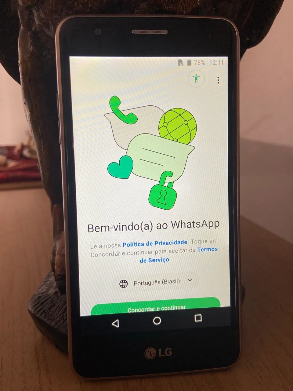 LG K8 Dourado - Foto 5