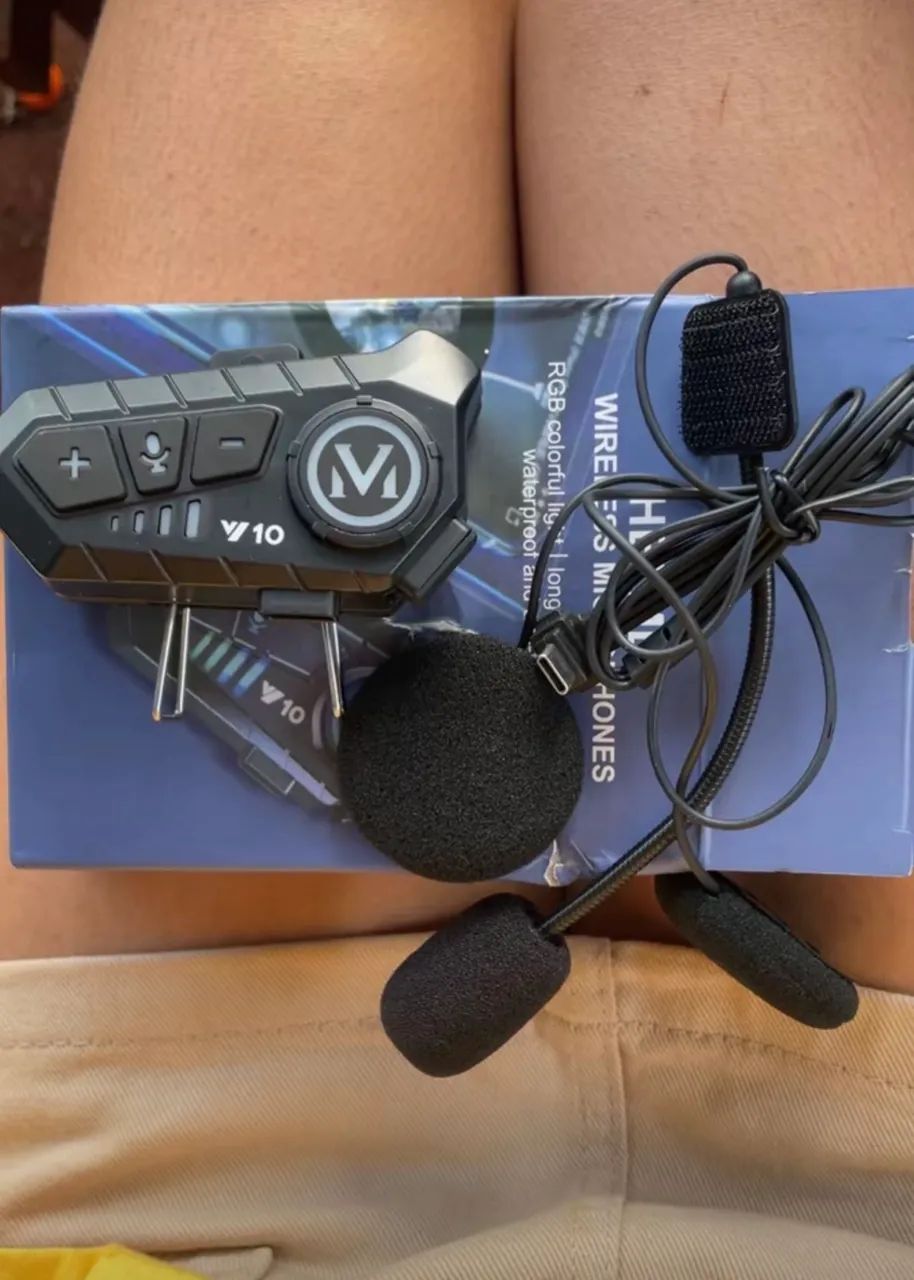 INTERCOMUNICADOR BLUETOOTH V10 PARA CAPACETE