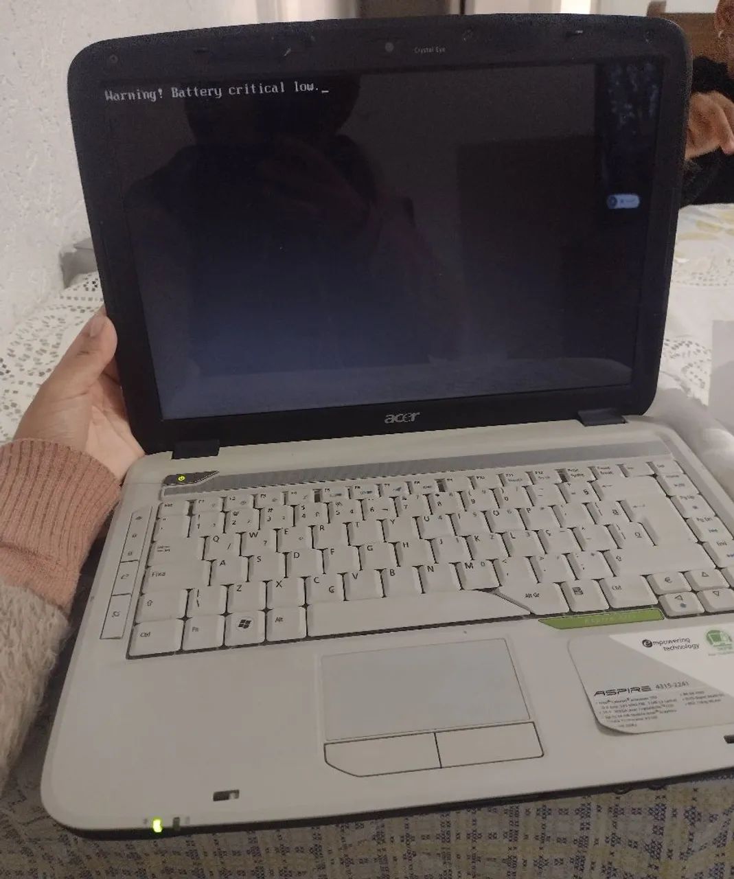 Notebook Aspire 4315 Windows 7 usado - R$ 300 - Foto 2