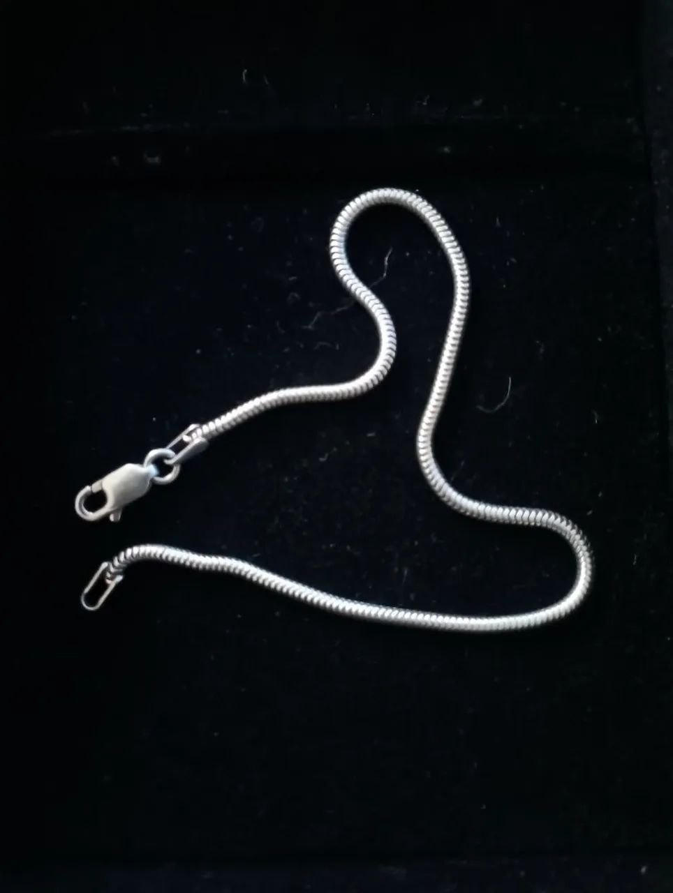 Pulseira prata 925, rabo de rato 