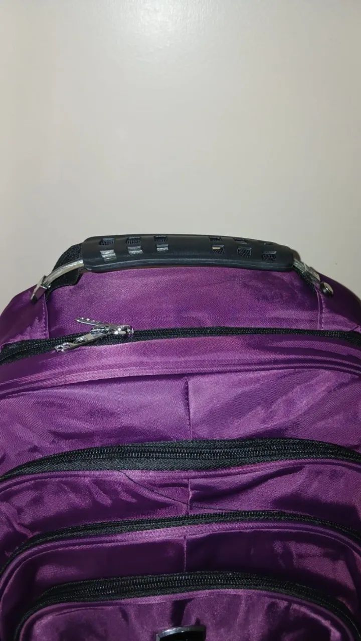MOCHILA ROXA - NOVA E PRONTA ENTREGA - Foto 5