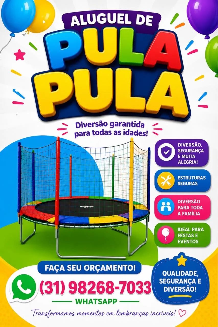 Aluguel de pula pula