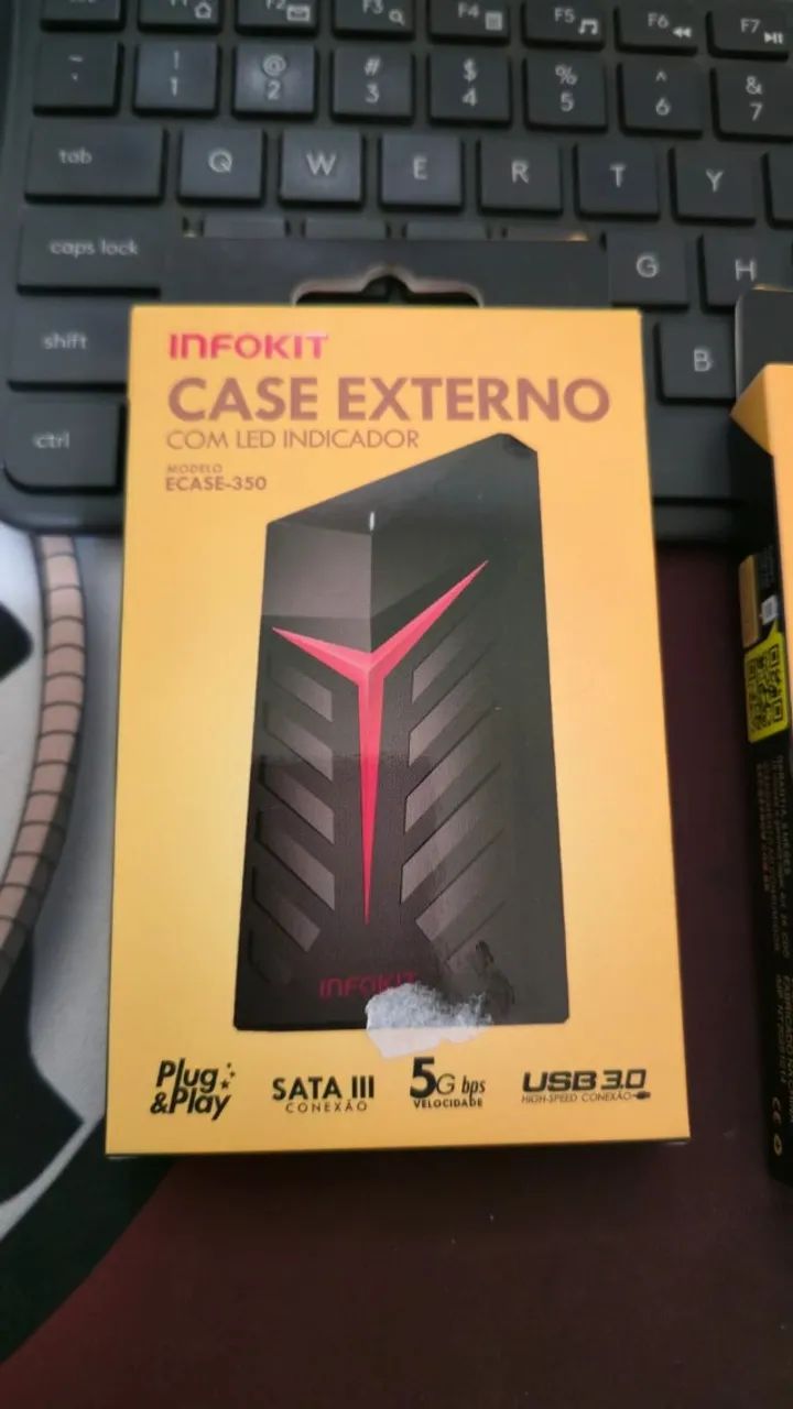 Case HD Usb 3.0 Externo para Hds de Notebook Infokit - Foto 4