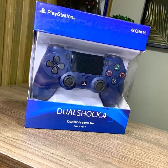 Controle ps4 midnight blue novo zero na caixa!