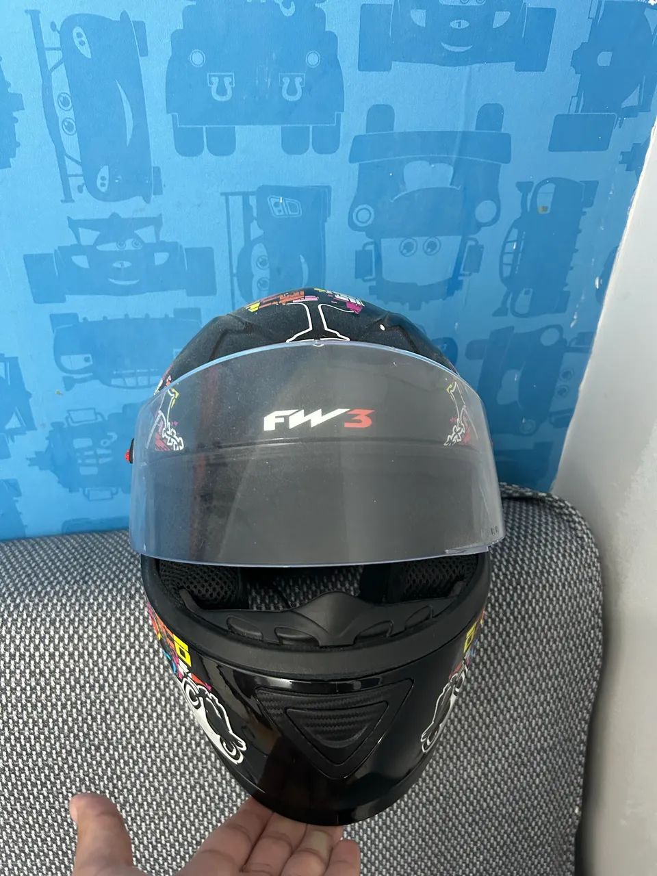 Capacete fw3 Favela  - Foto 3
