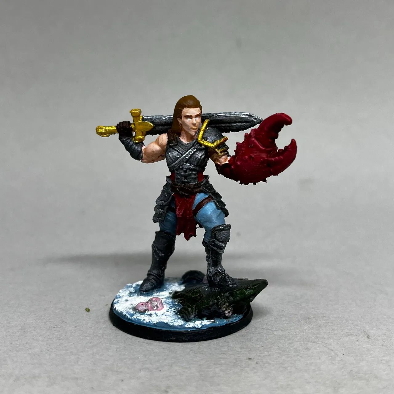 Miniatura Guerreira do Mar RPG de Mesa