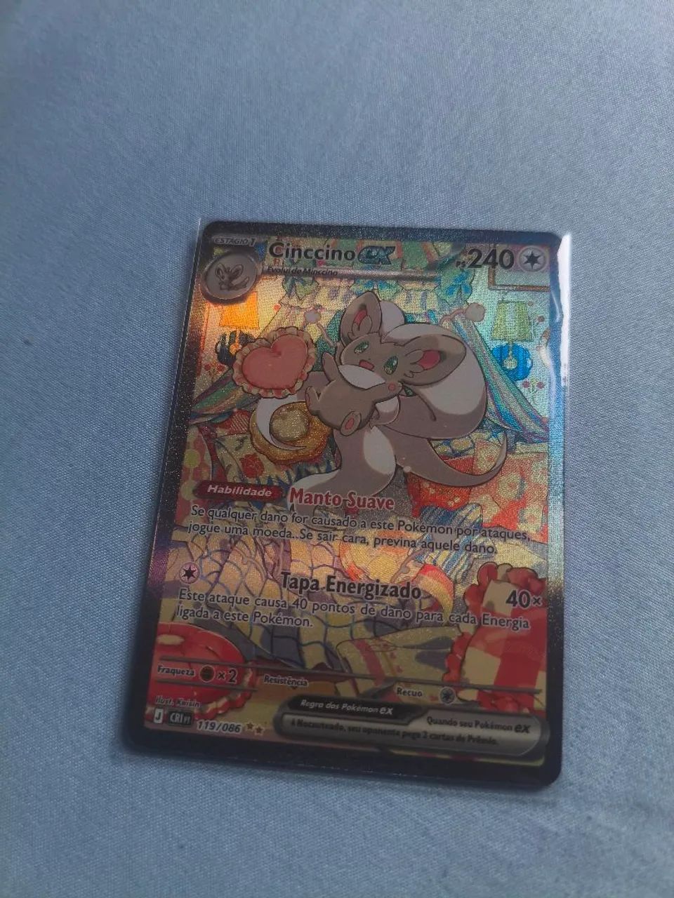 Carta pok émon cinccino Ex  - Foto 2