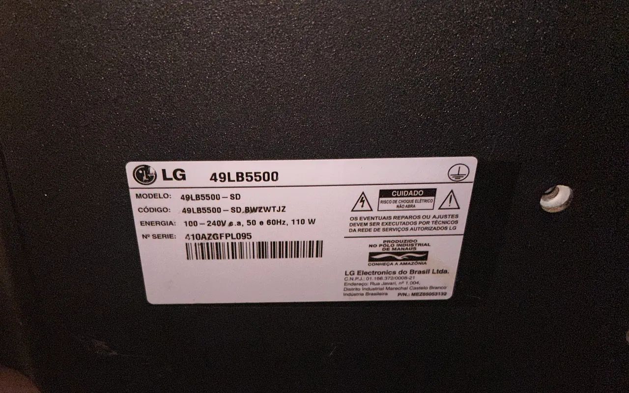 Tv LG 49 polegadas para retirada de peças - Foto 2