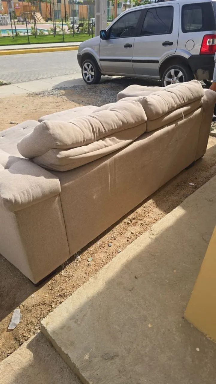 Sofá retrátil 3 lugares - Foto 4