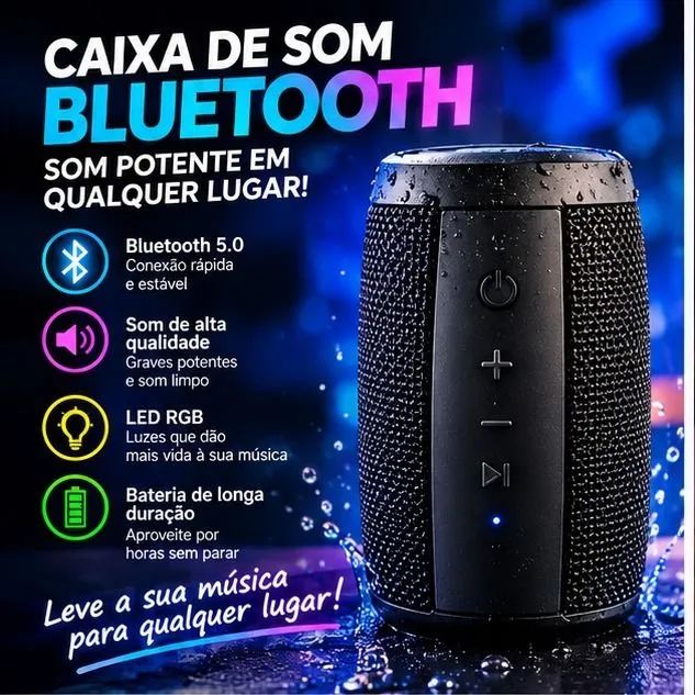 Caixa de som portátil 