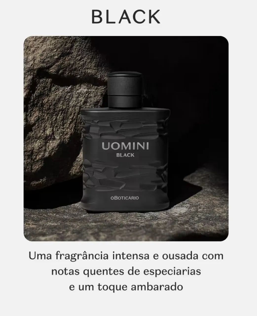 Perfume Uomini Black da O Boticário  - Foto 2