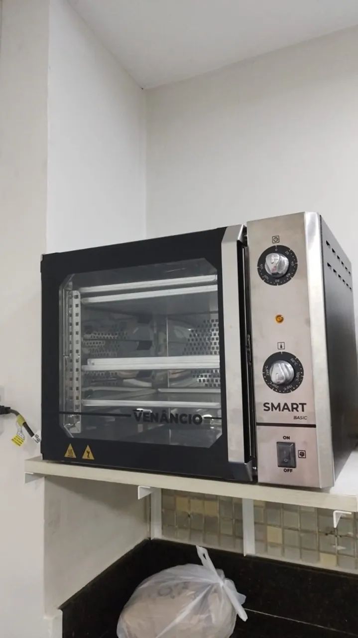 Forno elétrico industrial 4 prateleiras 35x35