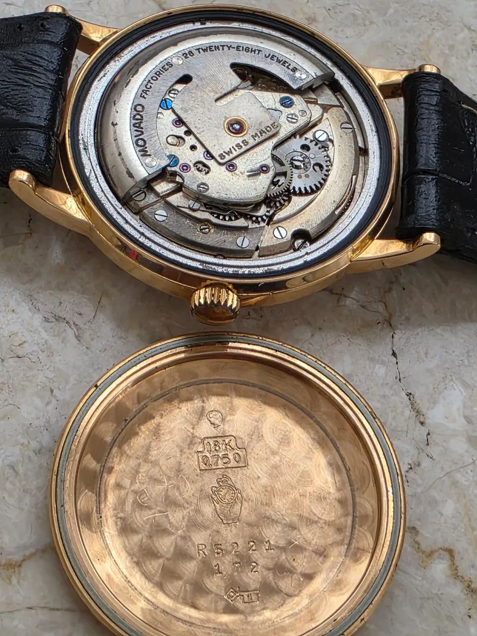Relógio Movado Kingmatic.  Ouro 18k. - Foto 4