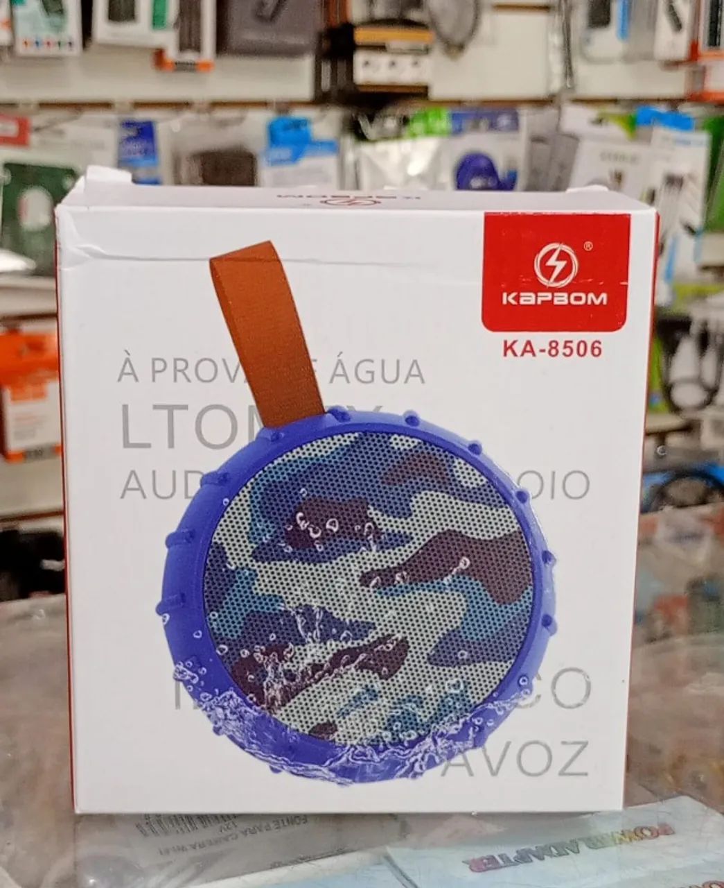 Caixa de Som Bluetooth À Prova D'Água Portátil - Novo