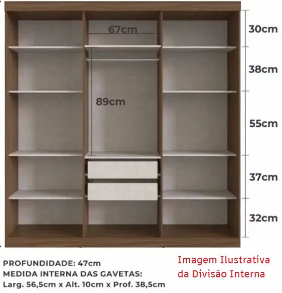Guarda Roupa Casal - Foto 2