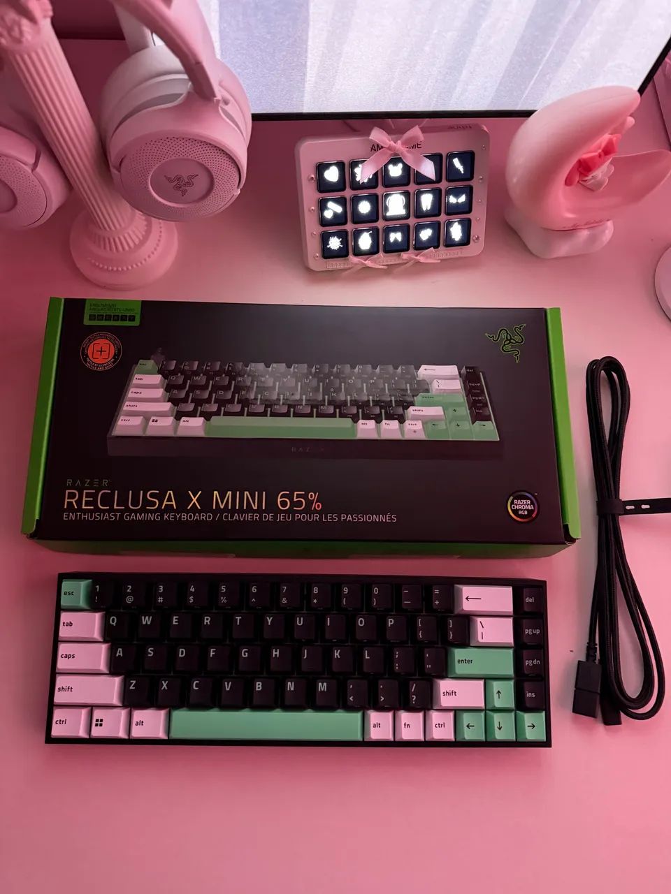 Razer Reclusa x Mini 65% Teclado Gamer - Foto 2
