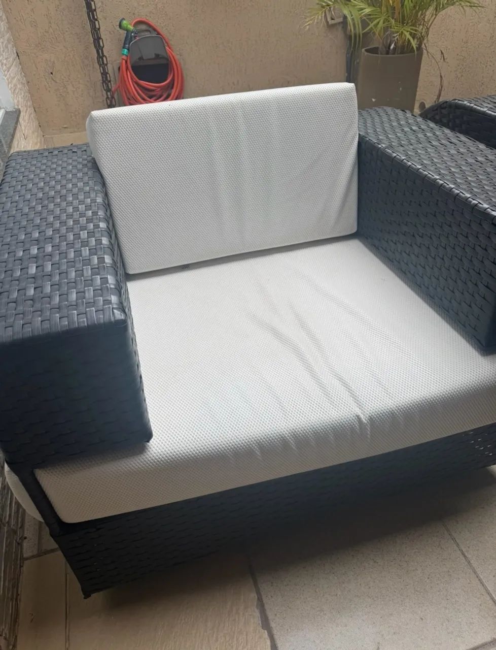 Cadeiras e mesa de fibra náutica  - Foto 3