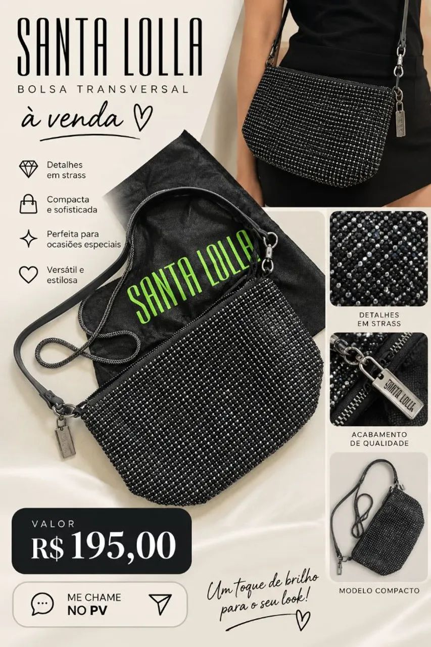 Bolsa Santa Lola, nunca usada.
