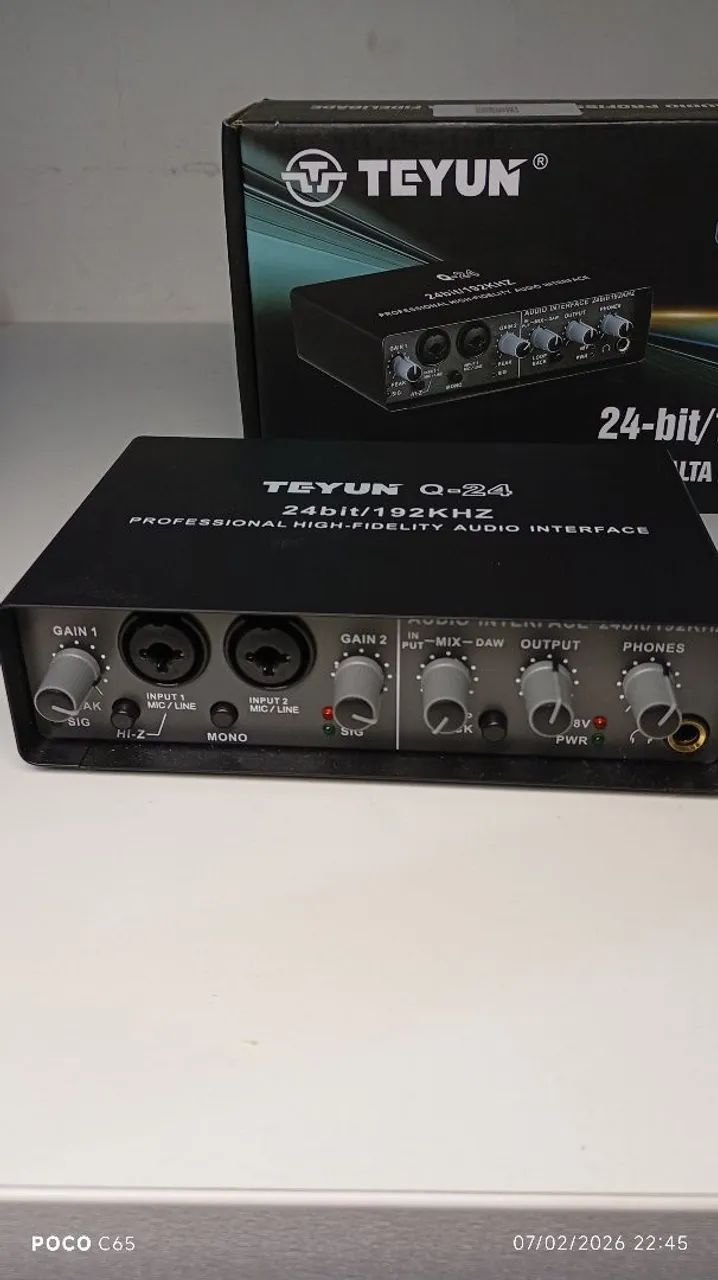 Interface de áudio Teyun Q24 - Foto 3