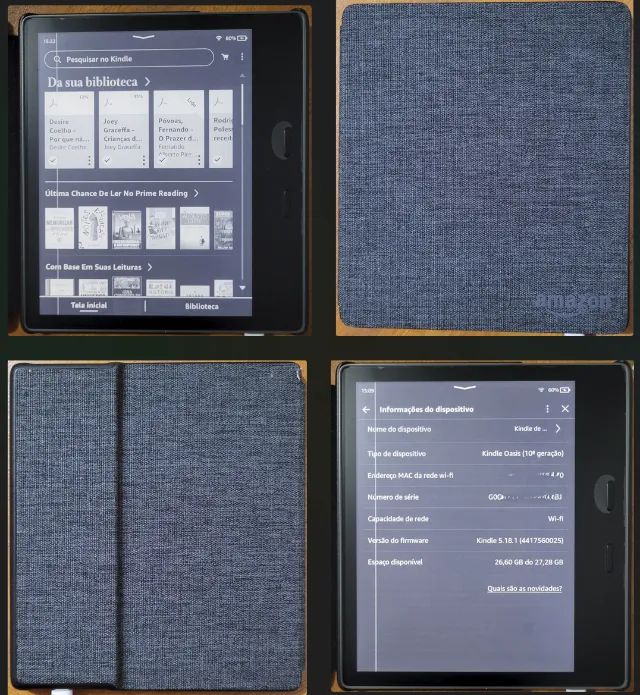 Leitor Kindle Oasis 10ª Geração 32GB Amazon e-reader - Foto 3