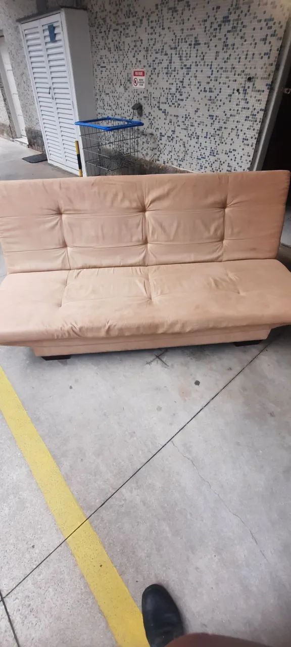 Vendo sofá cama 3 lugares 