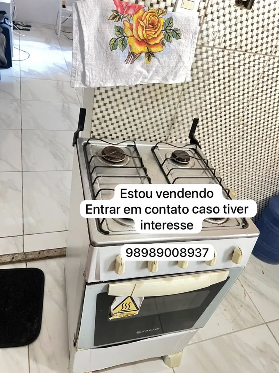Fogão usado